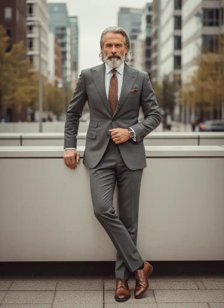 Maatpak — Super 130's wol, slim fit (V1218)