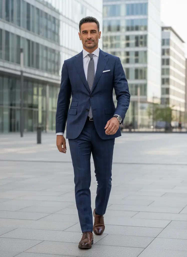 Maatpak — Super 130's wol, slim fit (R4530)
