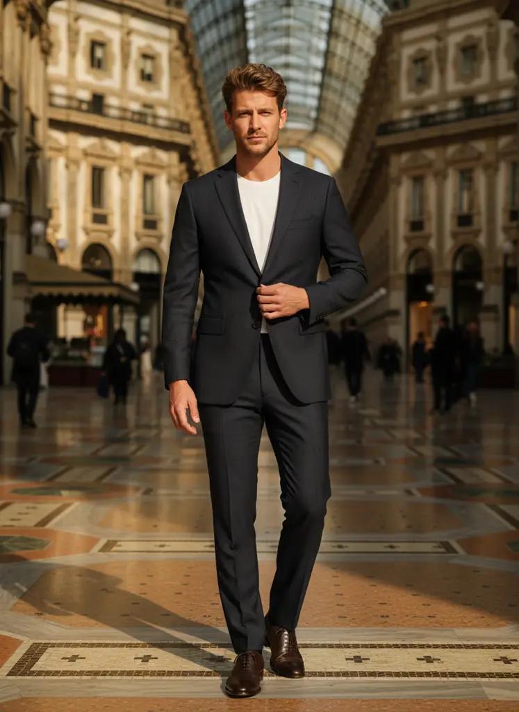 Maatpak — Super 130's wol, slim fit (V1262)